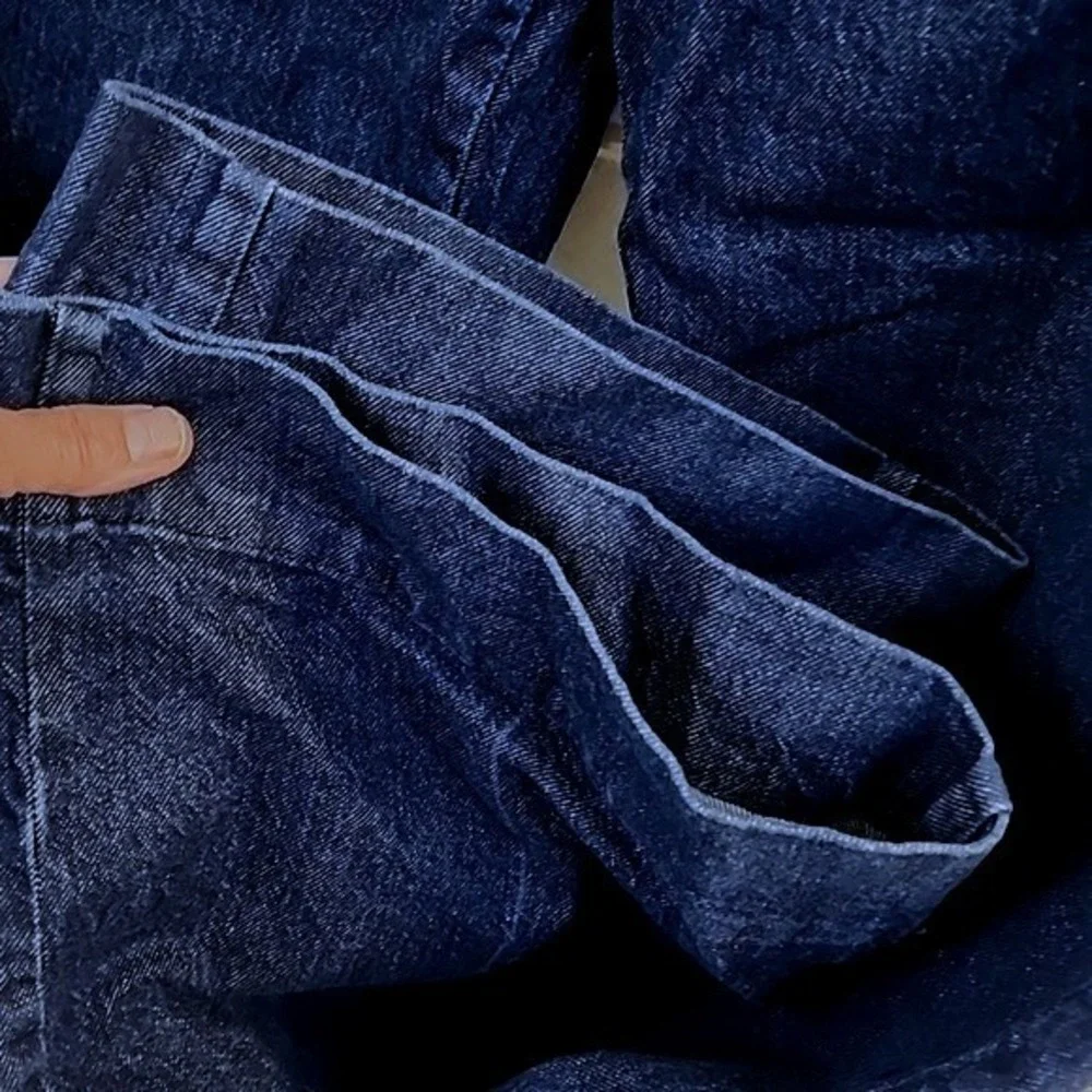 Universal Thread Wide Leg‎ Jeans 14 Dark Indigo High Rise Retro Capsule